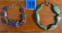 .925 Nicky Butler & unmarked Turquoise Bracelets