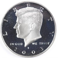 2003-S 90% Silver Proof Kennedy Half Dollar