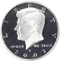 2003-S 90% Silver Proof Kennedy Half Dollar