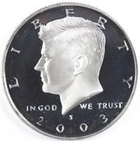 2003-S 90% Silver Proof Kennedy Half Dollar