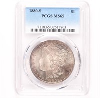 1880-S Morgan Dollar PCGS MS65