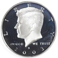 2003-S 90% Silver Proof Kennedy Half Dollar