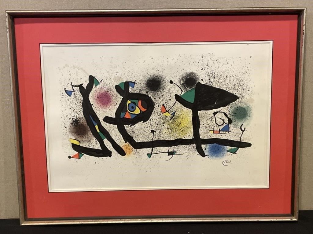 Joan Miro 1974 ‘Sculptures’ Lithograph