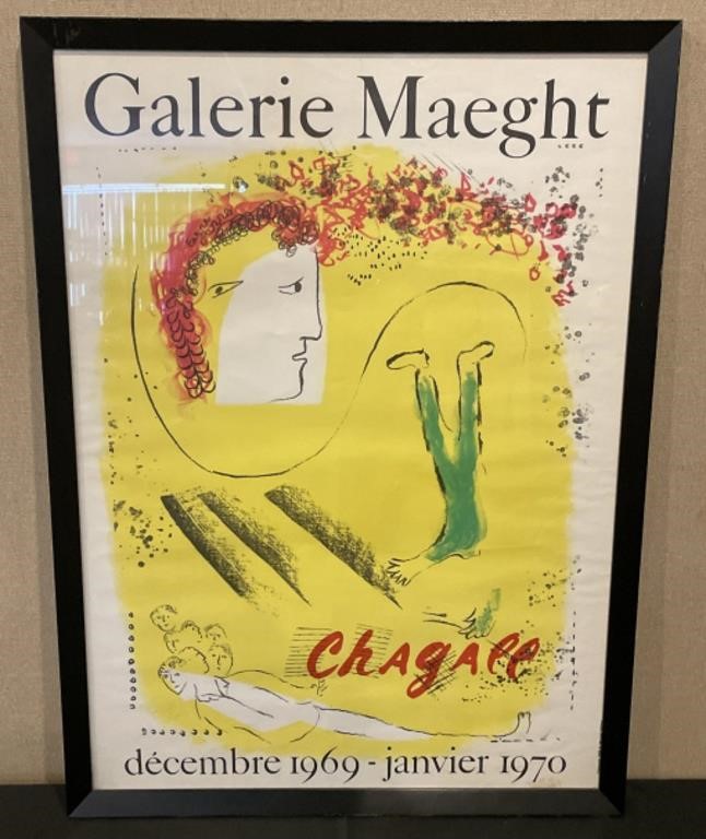 Marc Chagall Galerie Maeght 1969 - 1970 Print