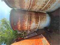 metal barrel with lid