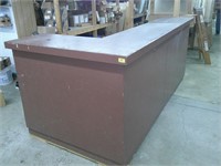 wooden counter, L shaped AAA