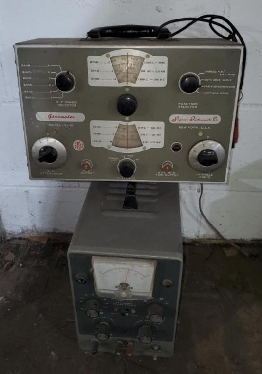 (ST) Genometer model TV-50 and Heathkit Model