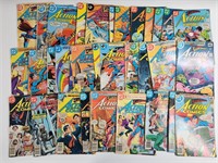 LARGE ASSORTMENT OF DC ACTION COMIC BOOKS