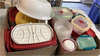 Plastic food storage, Rubbermaid, goodcook, etc