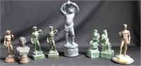8 PIECE ASSORTED METAL - BOOK ENDS (SOLDIERS)