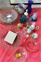 LARGE LOT OF MISCELLANEOUS GLASSWARE & ASSORTED