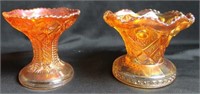 2 CARNIVAL PUNCH BOWL STANDS