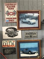 VINTAGE CAR PICTURES TAGS SIGNS