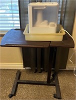 D - WHEELED LAP TABLE &LEVOIT HUMIDIFIER (M4)