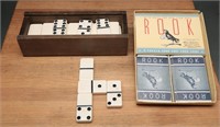 Vintage Rook Card Game & Dominoes Set