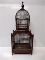 French Wood and Wire Bird Cage