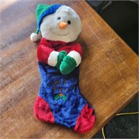 Snowman stocking