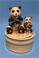 Vintage "Panda" Musical Box