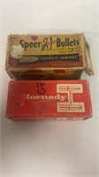 Speer and Hornady 30 cal partial boxes of bullets