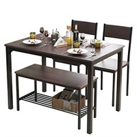 Size 43.3 In soges 4 Person Dining Table Set Kitch