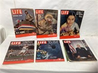 Vintage LIFE magazine 1942,48,55,56,61,63