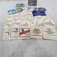 Vintage coasters & cards