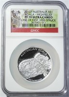 2012P AUSTRALIA $1 KOALA NGC PF-70 UC