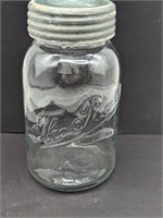 The Rose Clear Quart Canning Jar