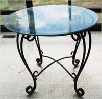 Glass-Top Table - 36" x 29"