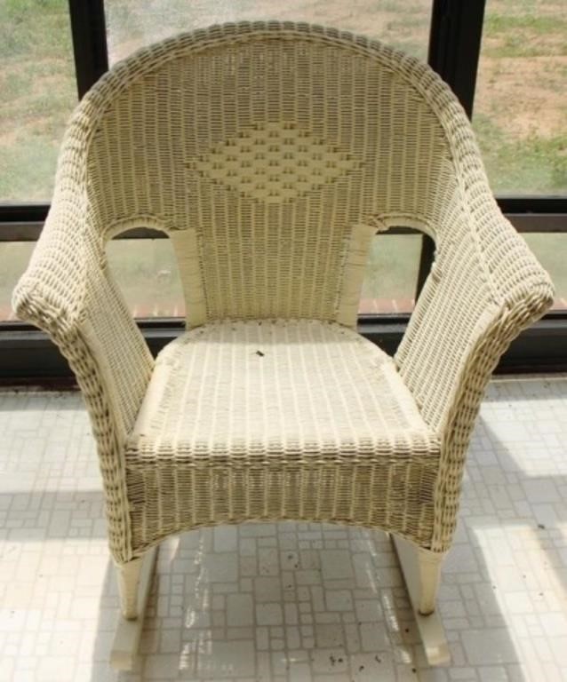 Wicker Rocker - 28" x 36" x 35"