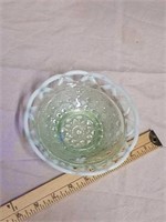 Vintage vaseline glass bowl