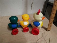 Vintage duck pull toy