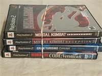 4 PlayStation 2 video games