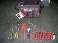 Hyper Tough 12" Tool Bag w/Assorted Tools