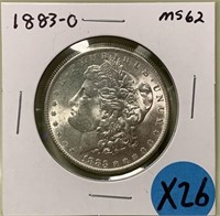 S - 1883-O MORGAN SILVER DOLLAR (X26)