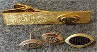 14k Gold Dupont Service Award Pins, Tie Clip. 3