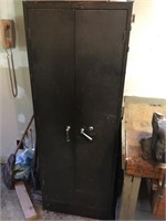 Metal storage cabinet