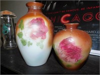 Vintage vases 5" & 7"