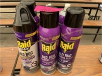 6 Raid Bed Bug foaming spray