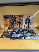 Lot of 6 SciFi Magazines MIB Avengers UFO