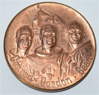 Apollo XII Return To Moon Copper Medal 1969