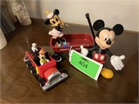 A collection of Mickey Mouse toys