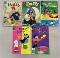 Group of Vintage Daffy Duck Comic Books