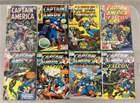 Group of Vintage Captain America Comic Books