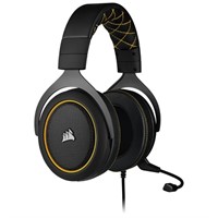 Corsair HS60 Pro Surround Gaming Headset, Yellow