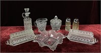 Set of Glass Serving Items