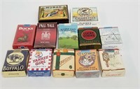 12 Packs Of Vintage Tobacco Cigarette Packs