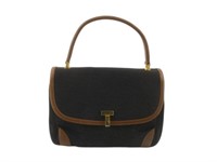 Tiffany & Co. Black & Brown Designer Hand Bag