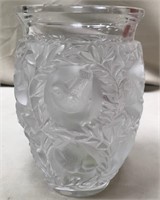 11 - VINTAGE LALIQUE VASE 7"T (B30)