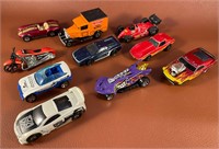 Lot of 10 Die Cast Cars